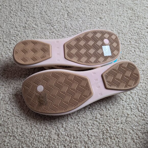 REEF Water Willow Maya Square Toe Sandals Size 8 Iridescent Pink Slingback NEW - Picture 5 of 7